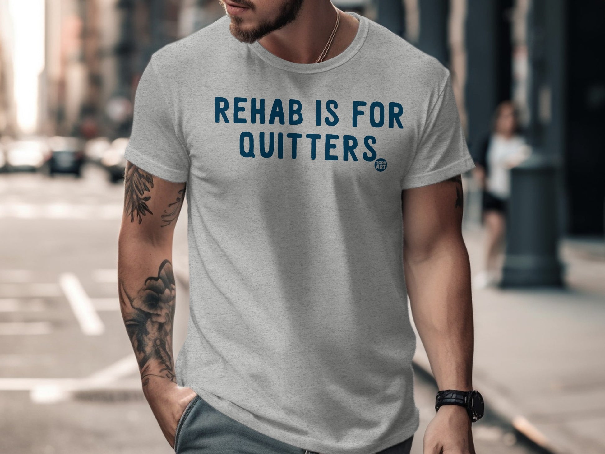 Rehab Is For Quitters Statement T-shirt