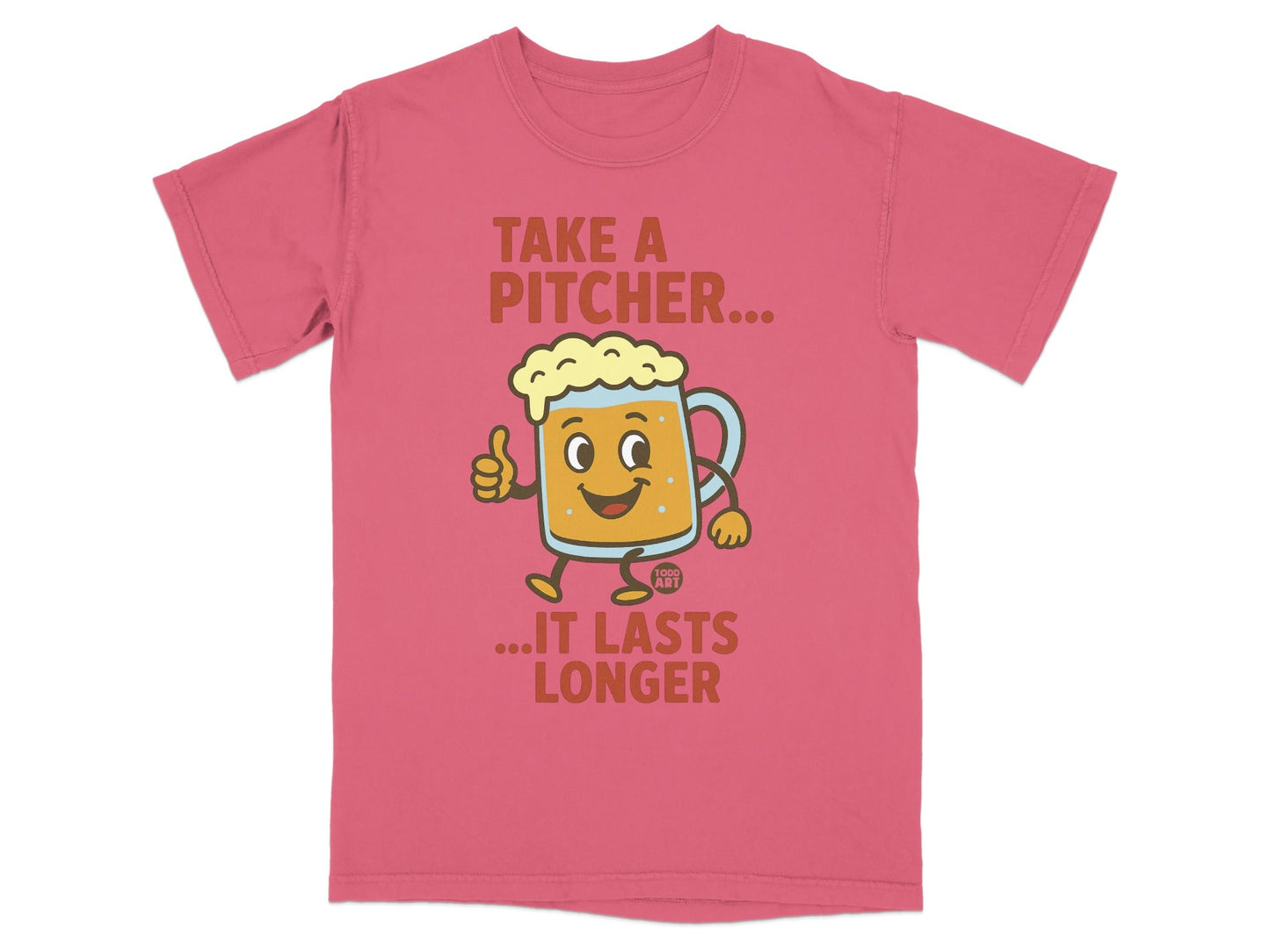 Take A Pitcher It Lasts Longer Funny T-Shirt