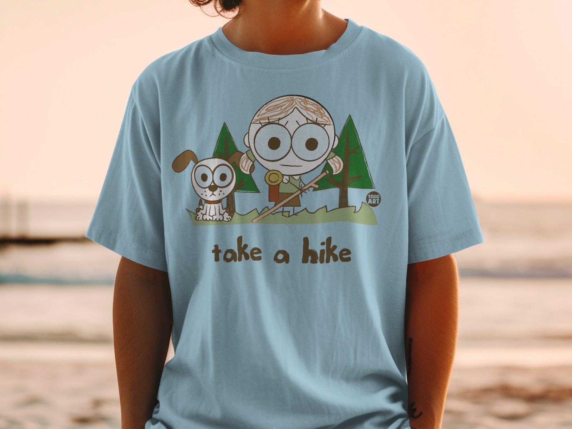 Take a Hike Adventure Graphic Tee Toddler Shirt Product