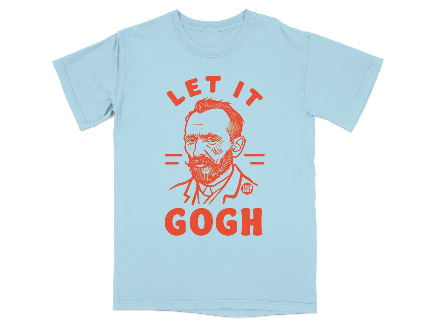 Let it Gogh Todd Art Sky Blue Design product type