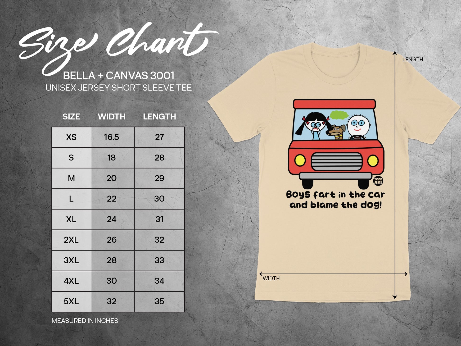 Boys Fart In The Car And Blame The Dog Tee