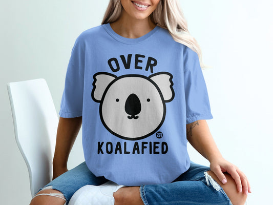 Over Koalafied Graphic T-Shirt Cute Animal Design