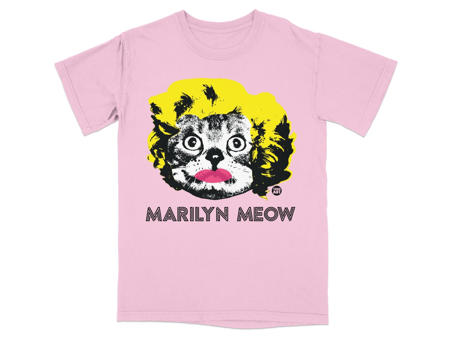 Marilyn Meow Cat Graphic Shirt Unique Design