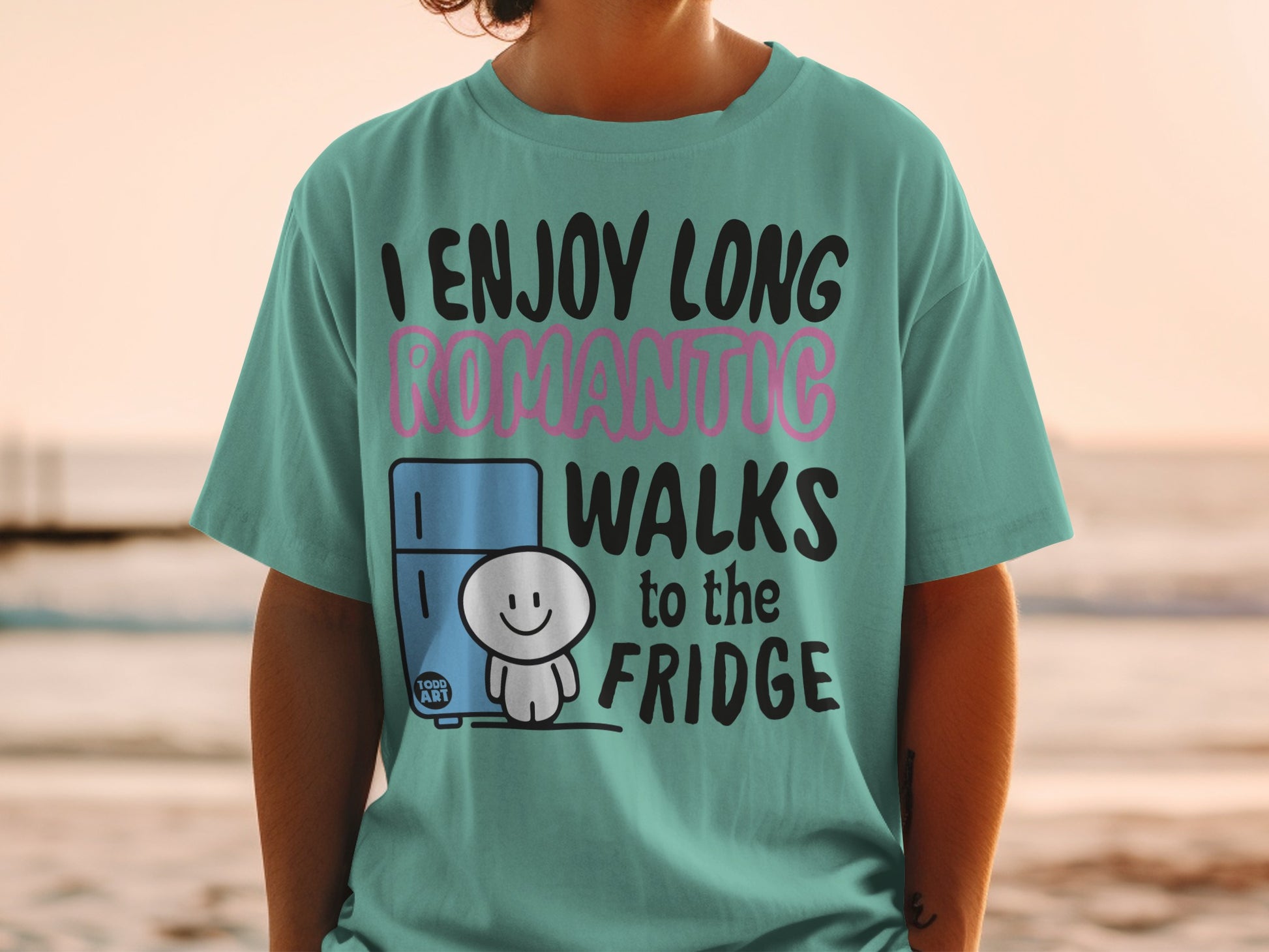 I Enjoy Long Romantic Walks to the Fridge Character product type