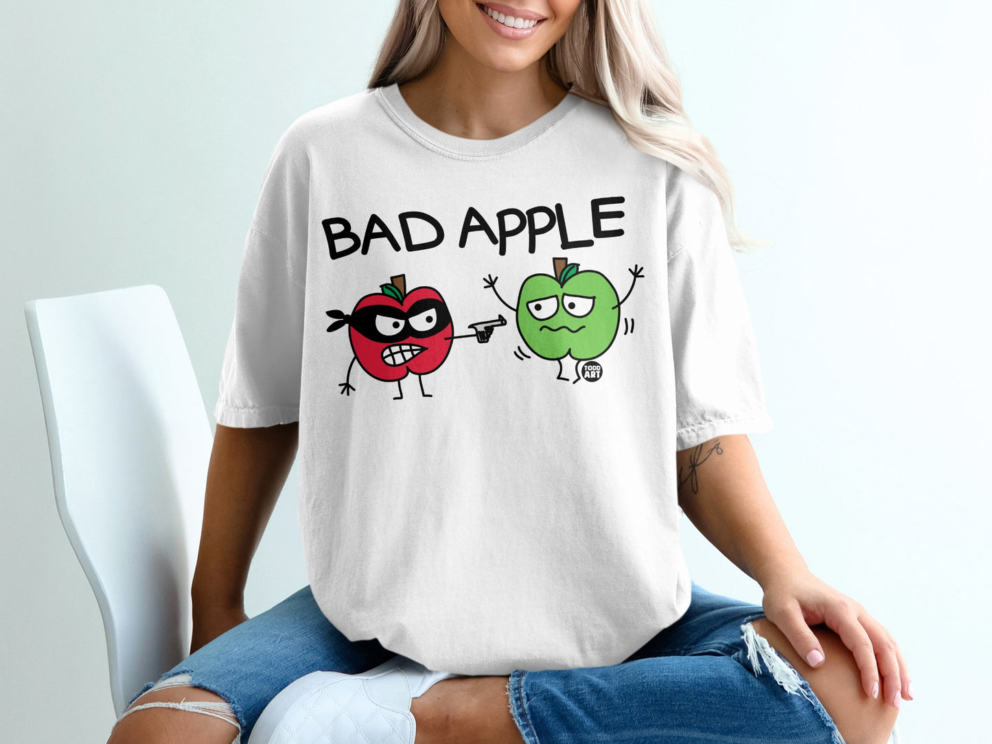 BAD APPLE Todd Art funny apples cartoon product type