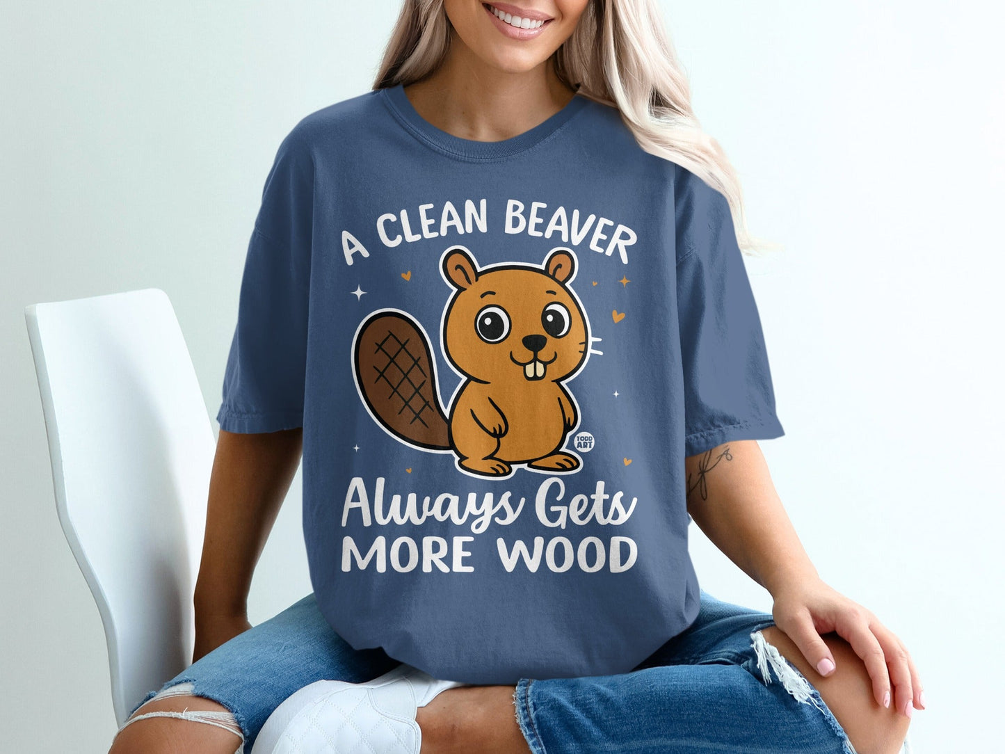 A Clean Beaver Always Gets More Wood Graphic Shirt
