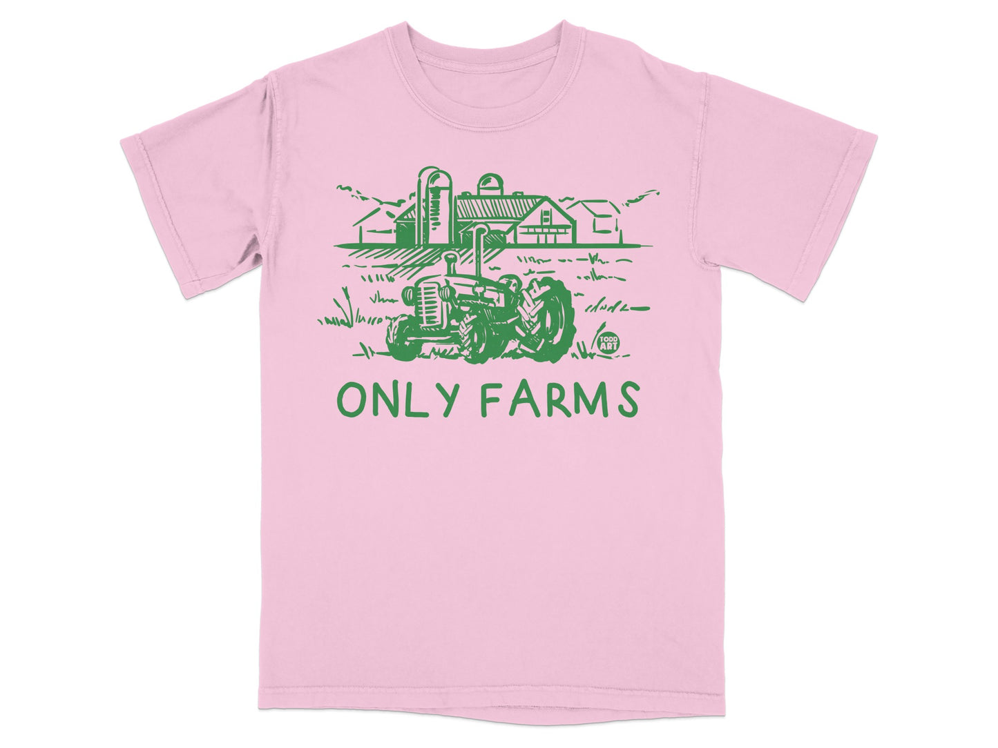 Pink ONLY FARMS Tractor Farm Scene Farming product type