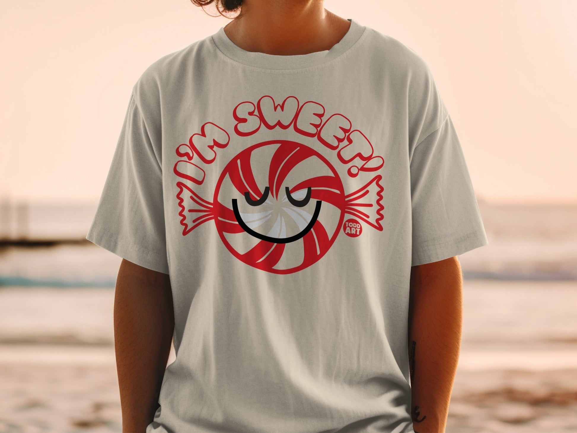 I'm Sweet Peppermint Candy Graphic T-shirt