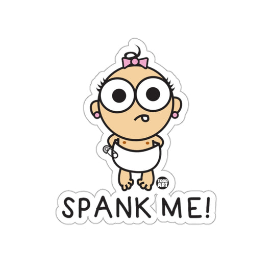 Spank Me Cartoon Baby Sticker Fun Graphic Decal