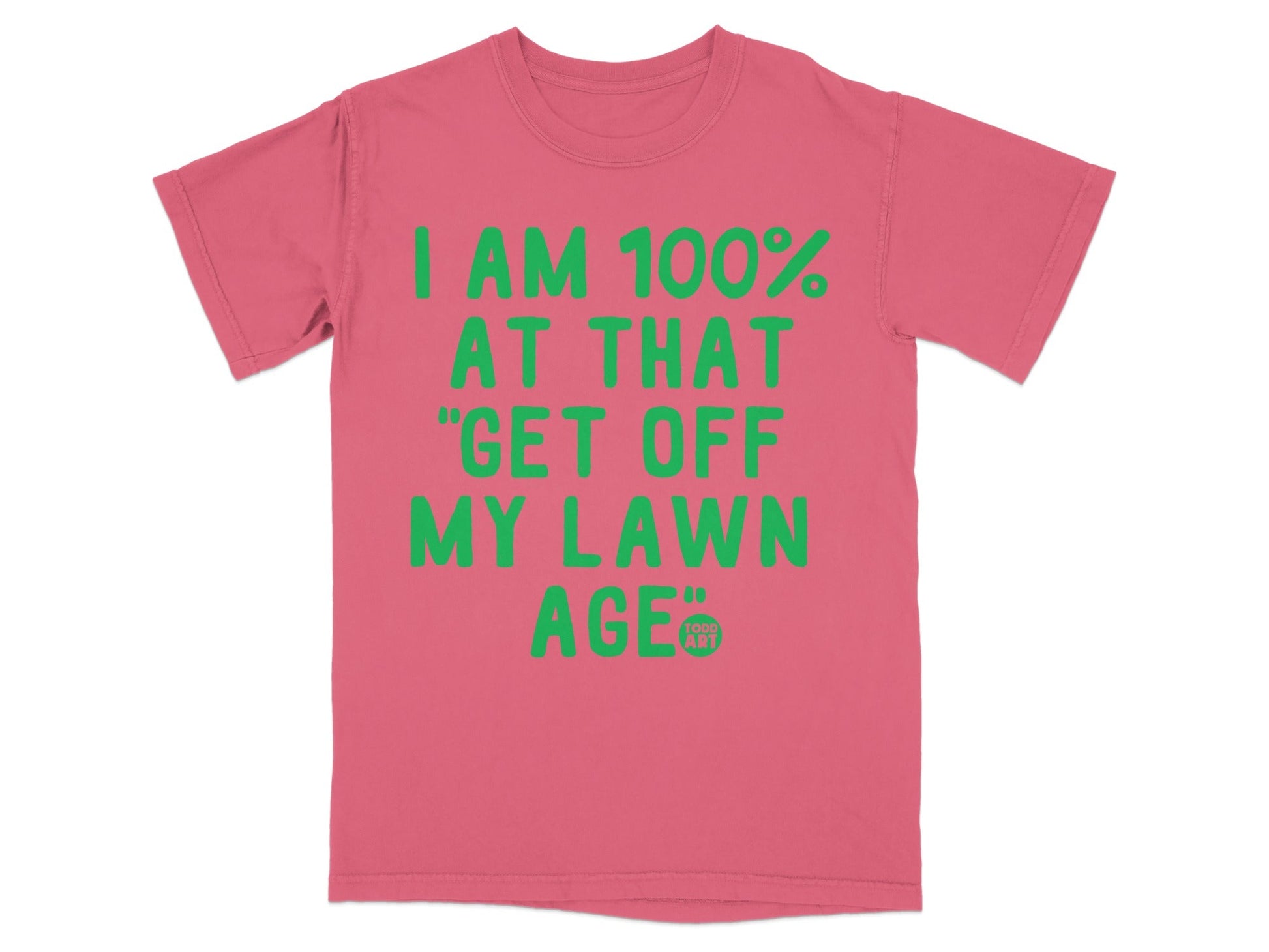 I Am 100% At That Get Off My Lawn Age T-shirt