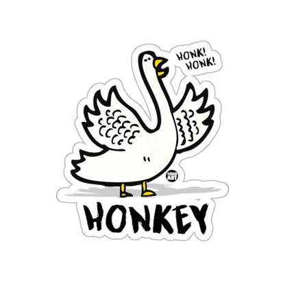 Funny Honking Goose Sticker Honk Honk Honkey Design