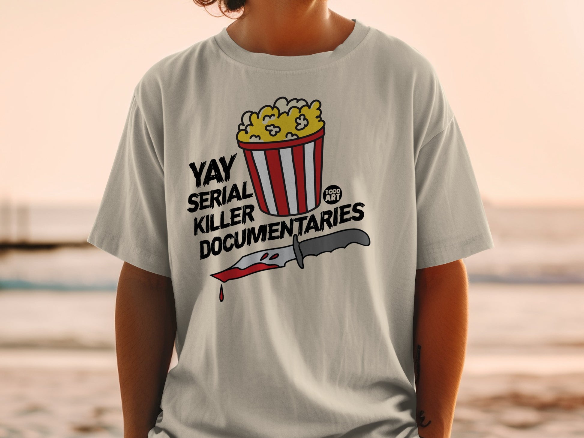 Yay Serial Killer Documentaries Popcorn Knife product type