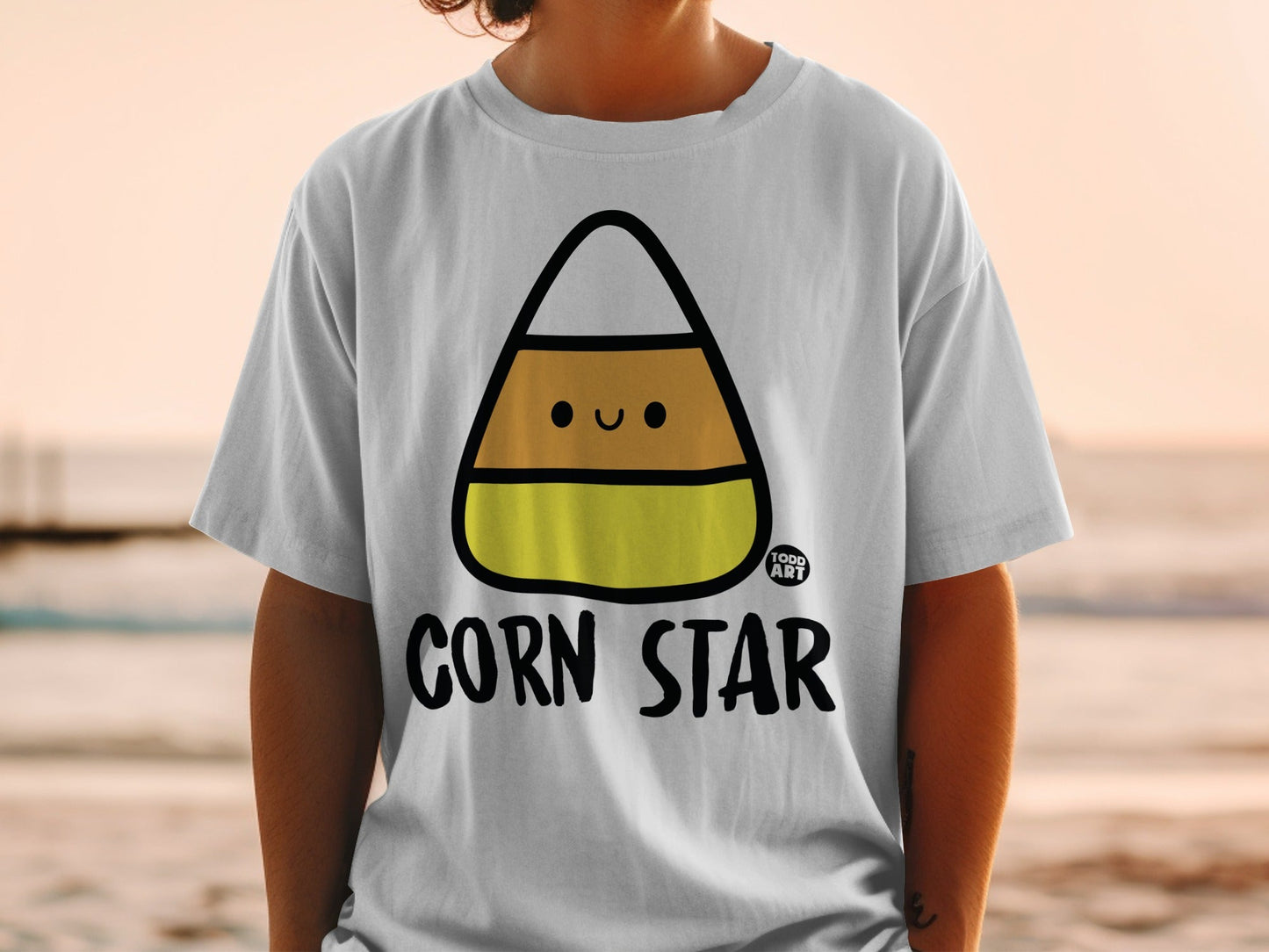 Corn Star Candy Corn Graphic T-shirt
