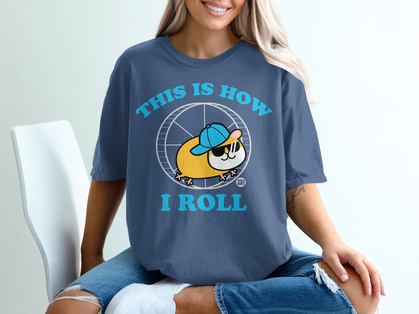This Is How I Roll Cartoon Graphic T-Shirt