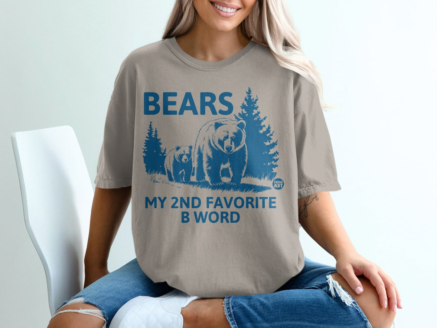 Bears My 2nd Favorite B Word Graphic T-shirt