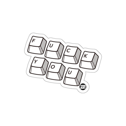 Keyboard Design Todd Art Sticker for Laptops and Notebooks