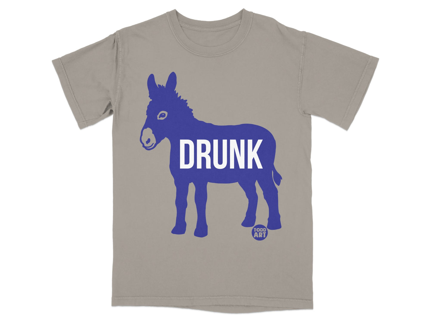 DRUNK Donkey Graphic Todd Art Design T-Shirt