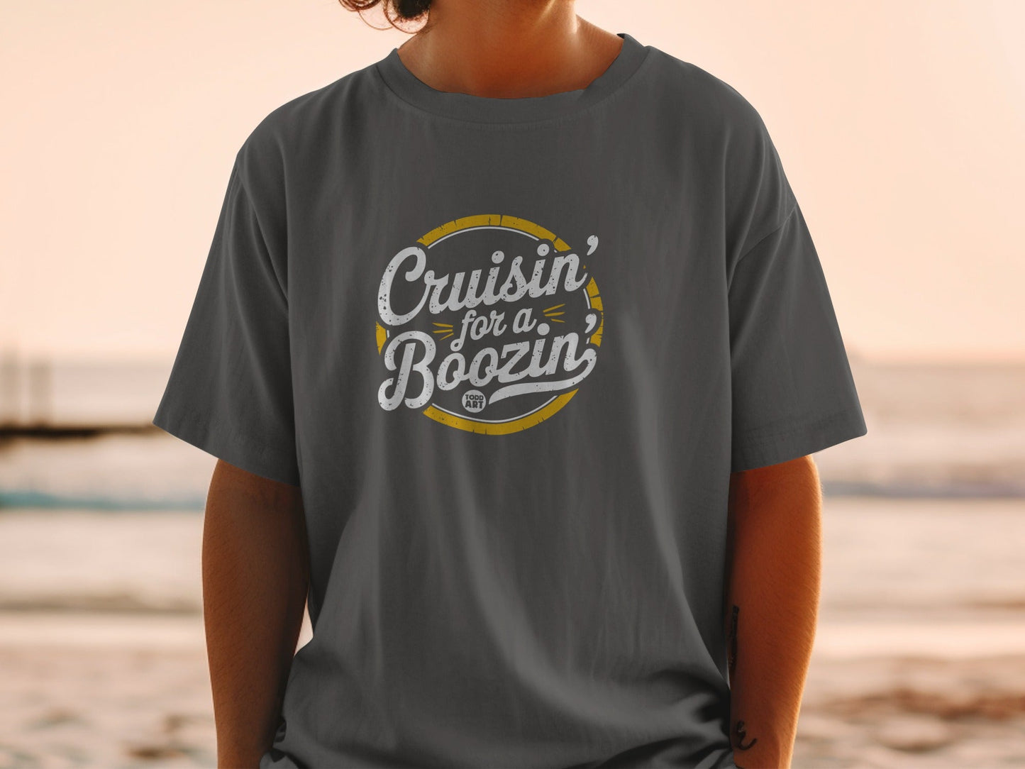 Cruisin' for a Boozin' Graphic Tee Casual Shirt