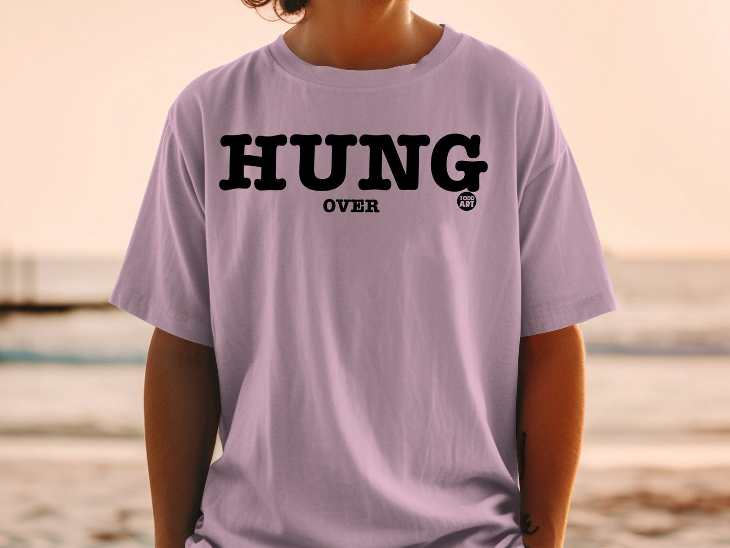 Hung Over Todd Art Graphic T-Shirt for Casual Wear