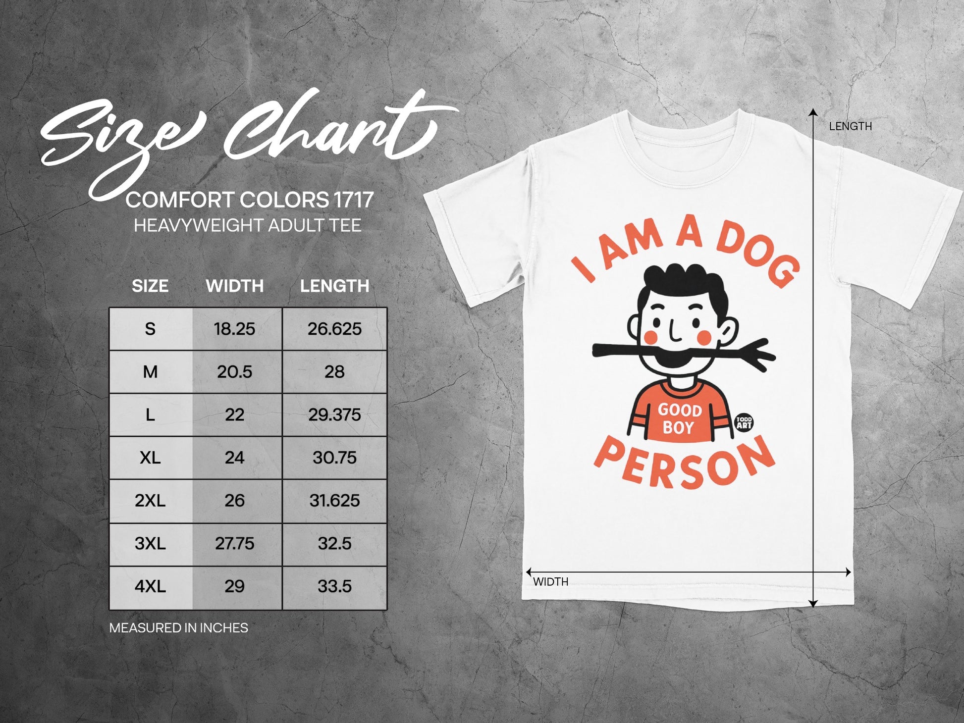 I Am a Dog Person Good Boy Graphic Tee Shirt