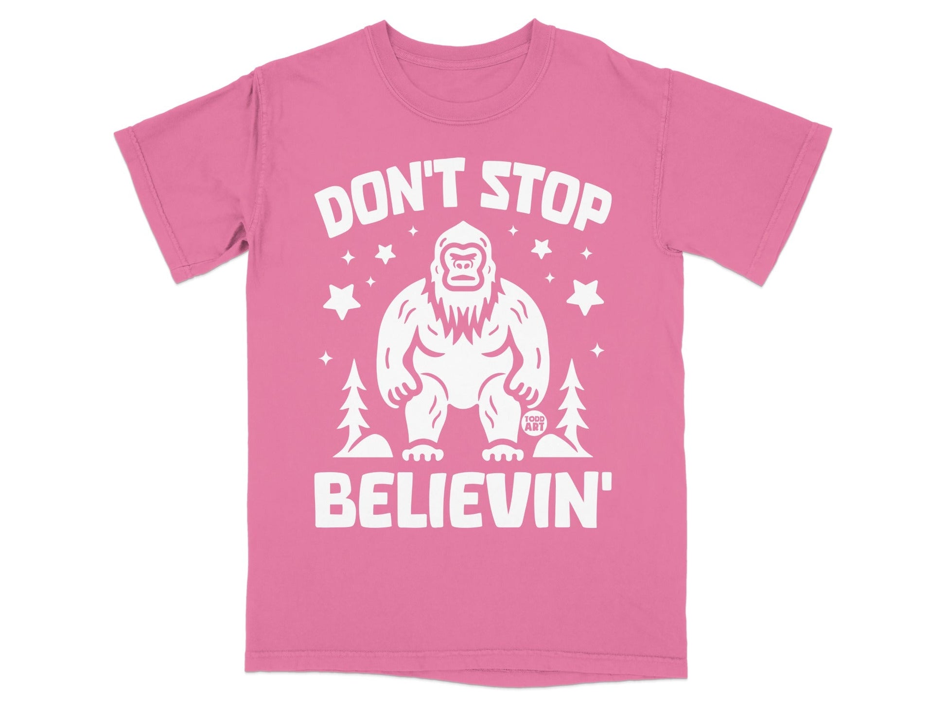 Don't Stop Believin' Gorilla Graphic T-Shirt