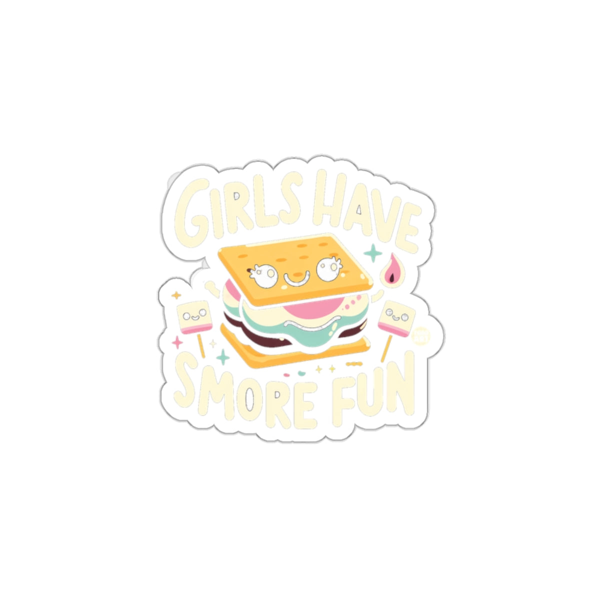 Girls Have S'more Fun Sticker