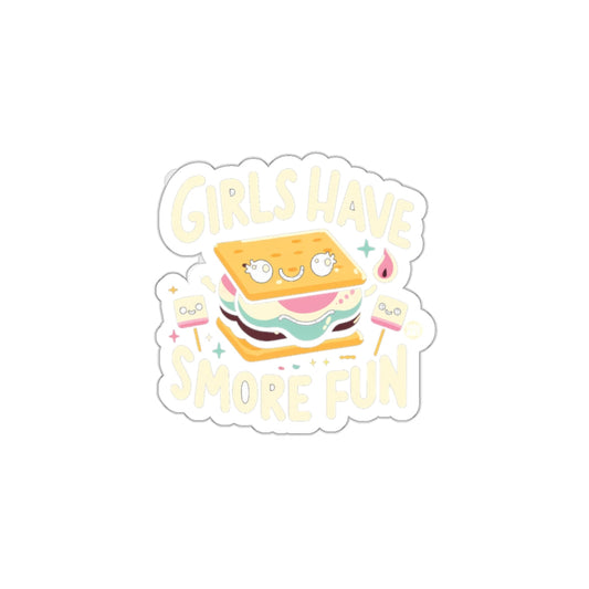 Girls Have S'more Fun Sticker
