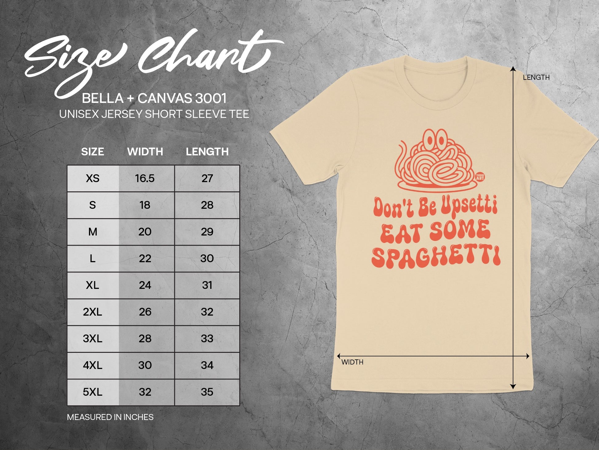 Don't Be Upsetti Eat Some Spaghetti Tee product