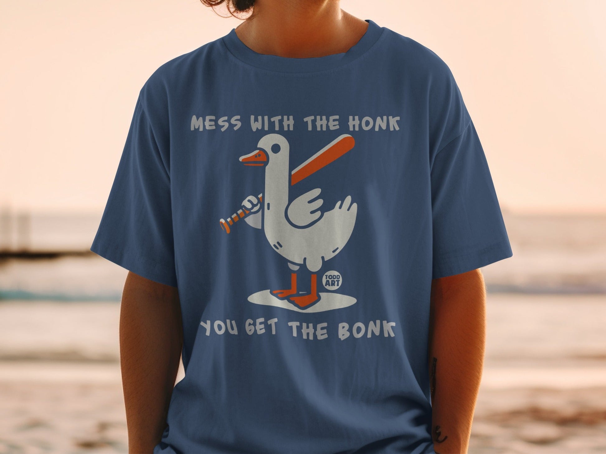 Mess With The Honk Get The Bonk Graphic T-shirt