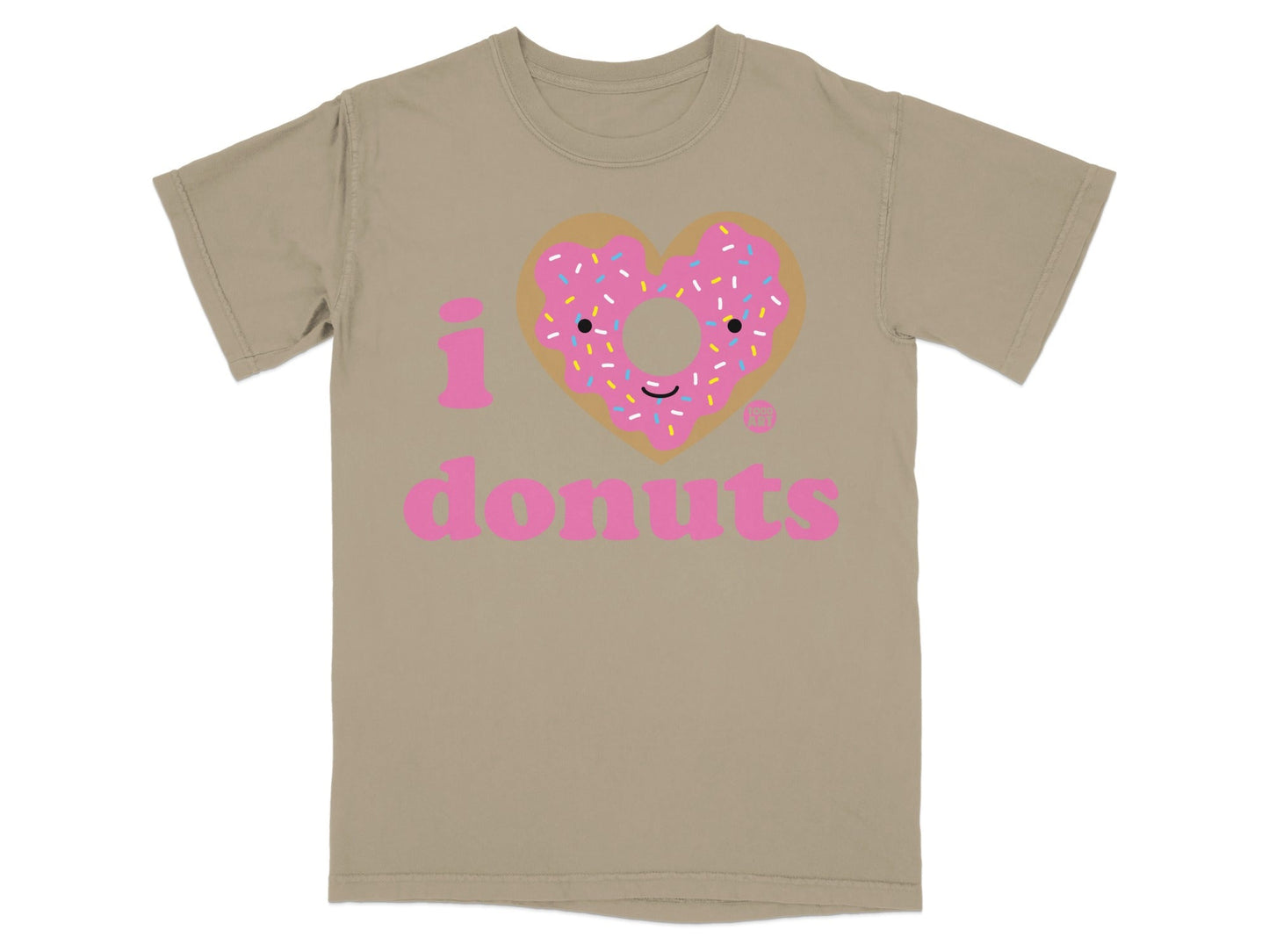 I Love Donuts Cute Pink Sprinkle Doughnut T-Shirt