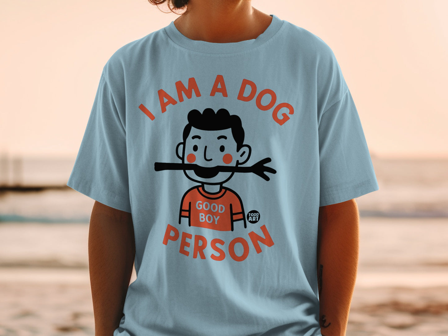 I Am A Dog Person Good Boy Graphic T-Shirt