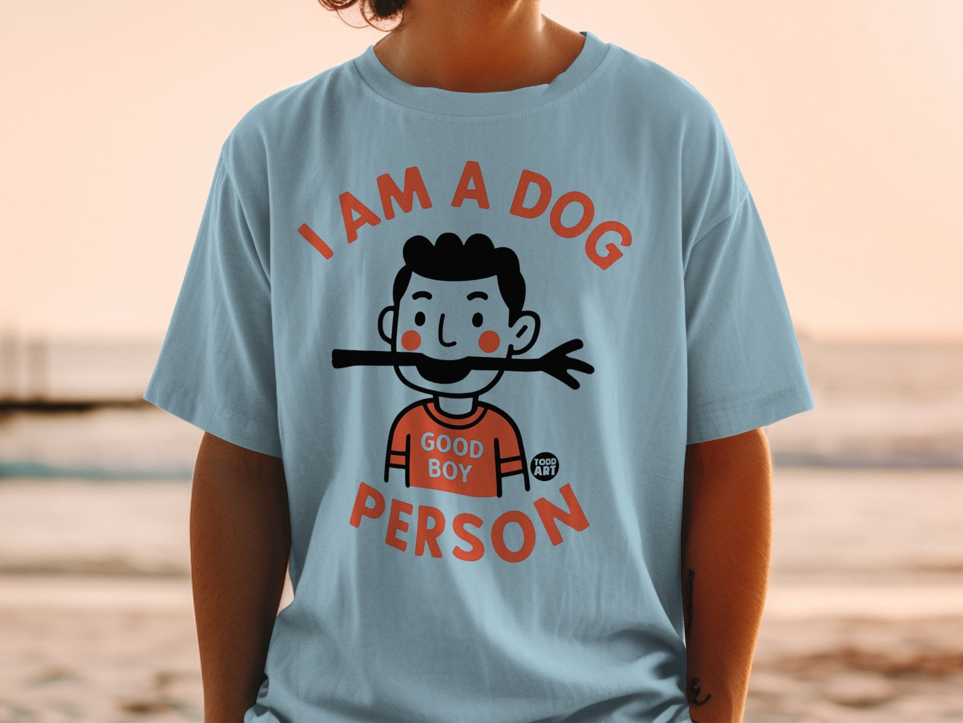 I Am A Dog Person Good Boy Graphic T-Shirt