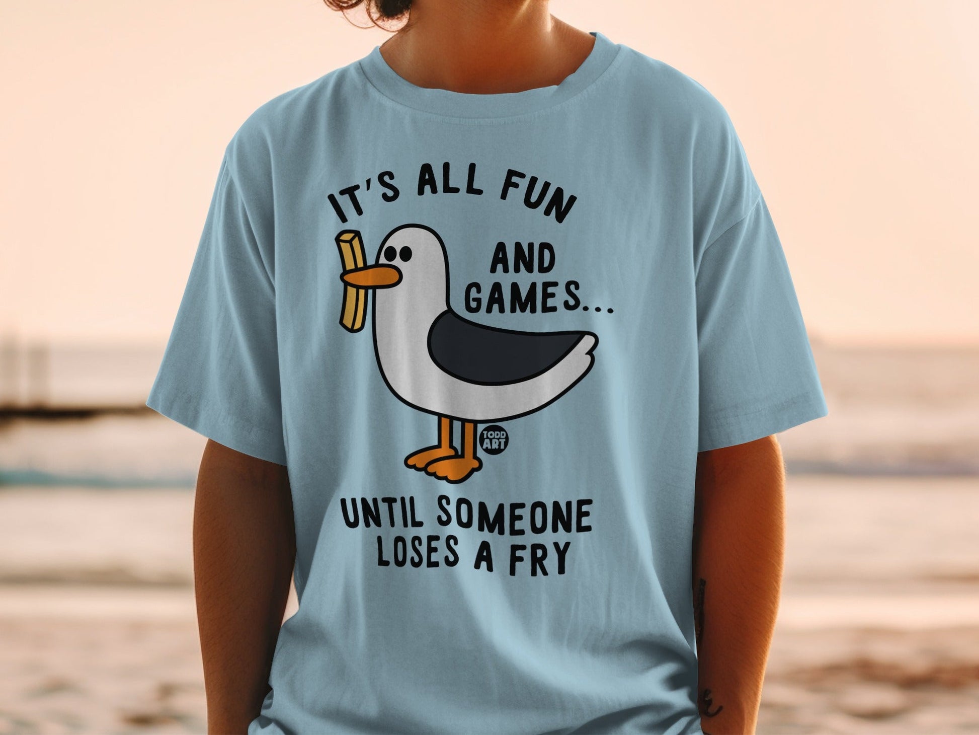 It's All Fun and Games Until Someone Loses a Fry Shirt