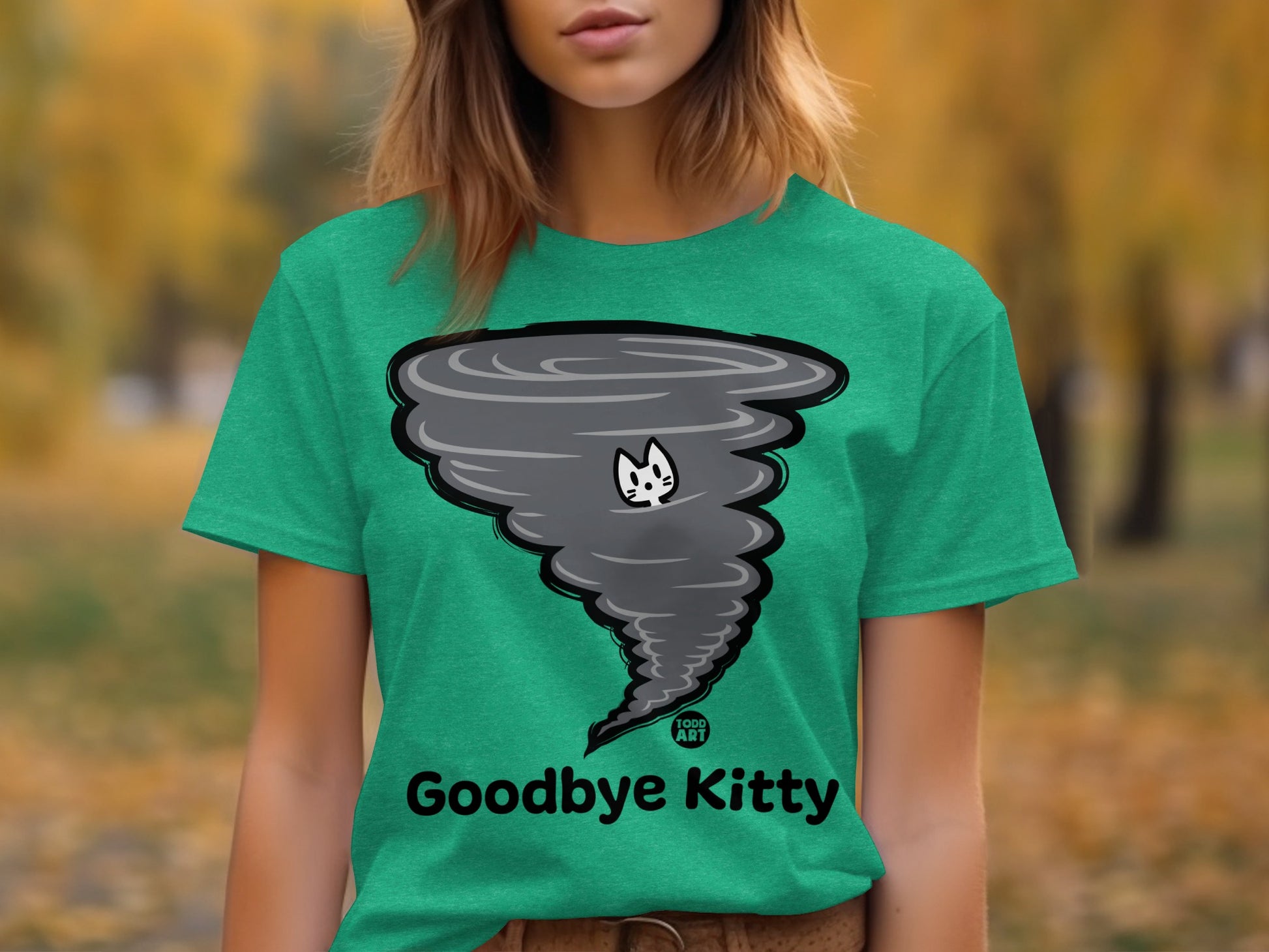 Goodbye Kitty Tornado Graphic T-shirt Product