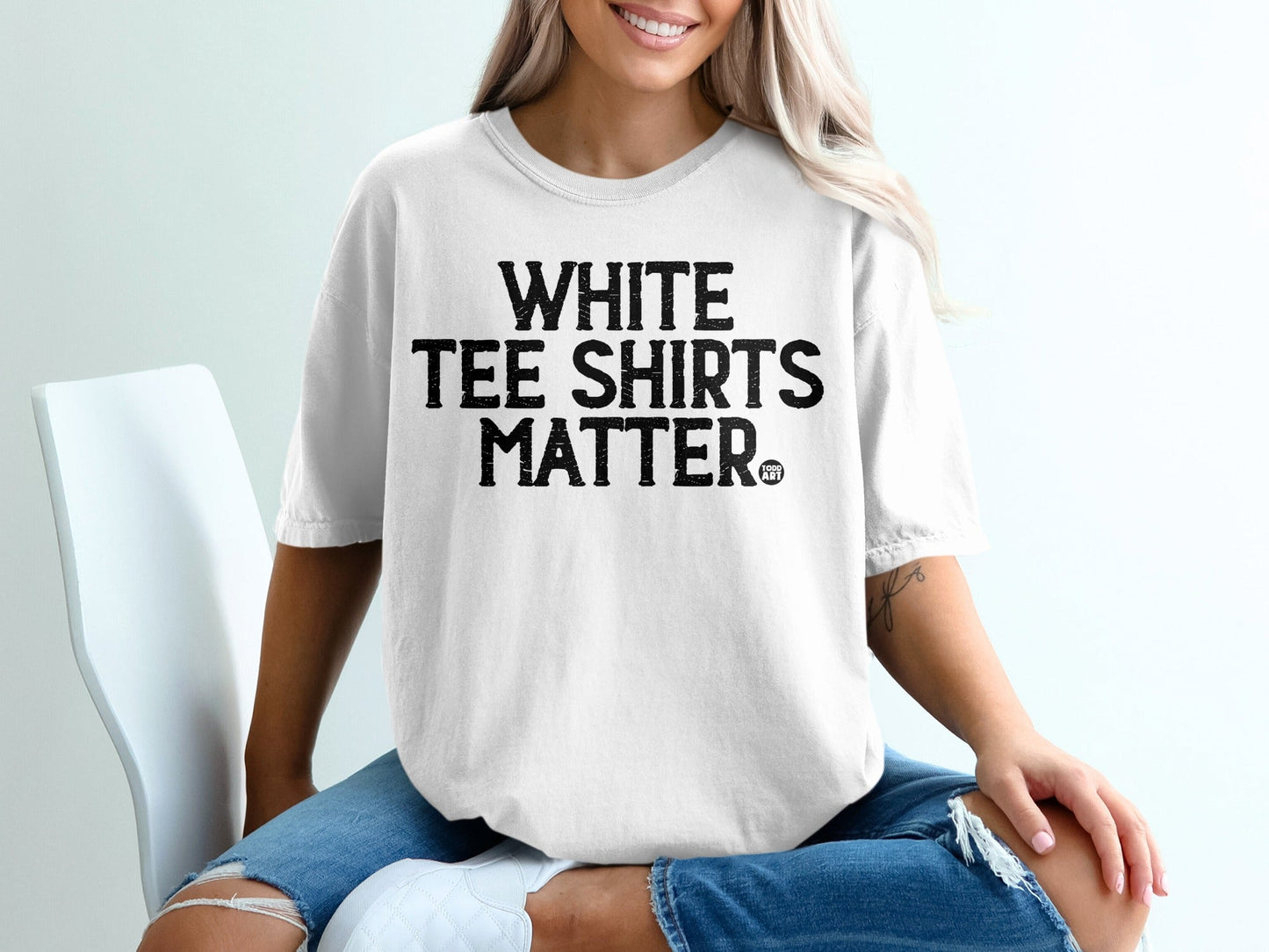 White Tee Shirts Matter Graphic T-Shirt Collection