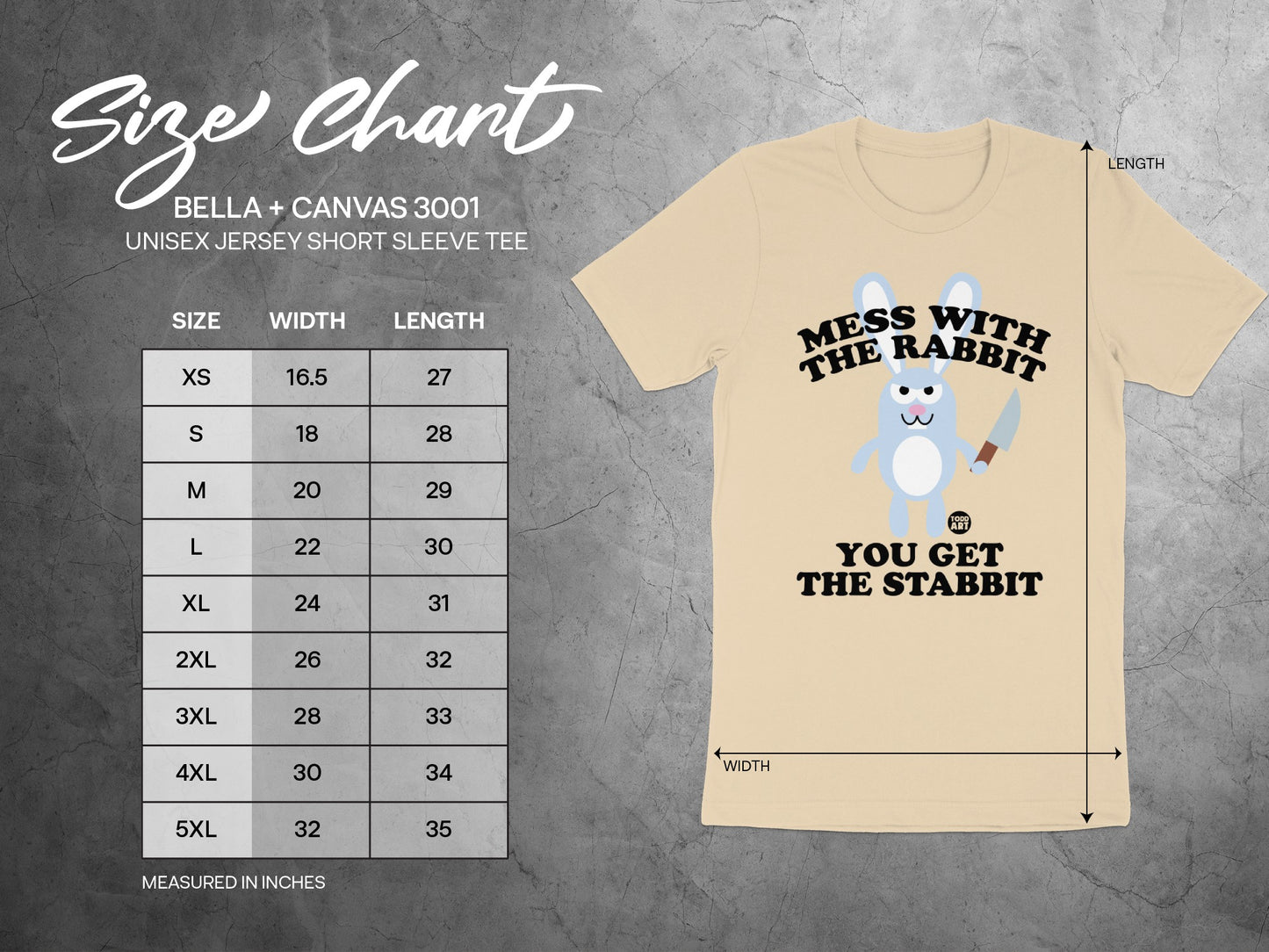 Mess With The Rabbit You Get The Stabbit Tee