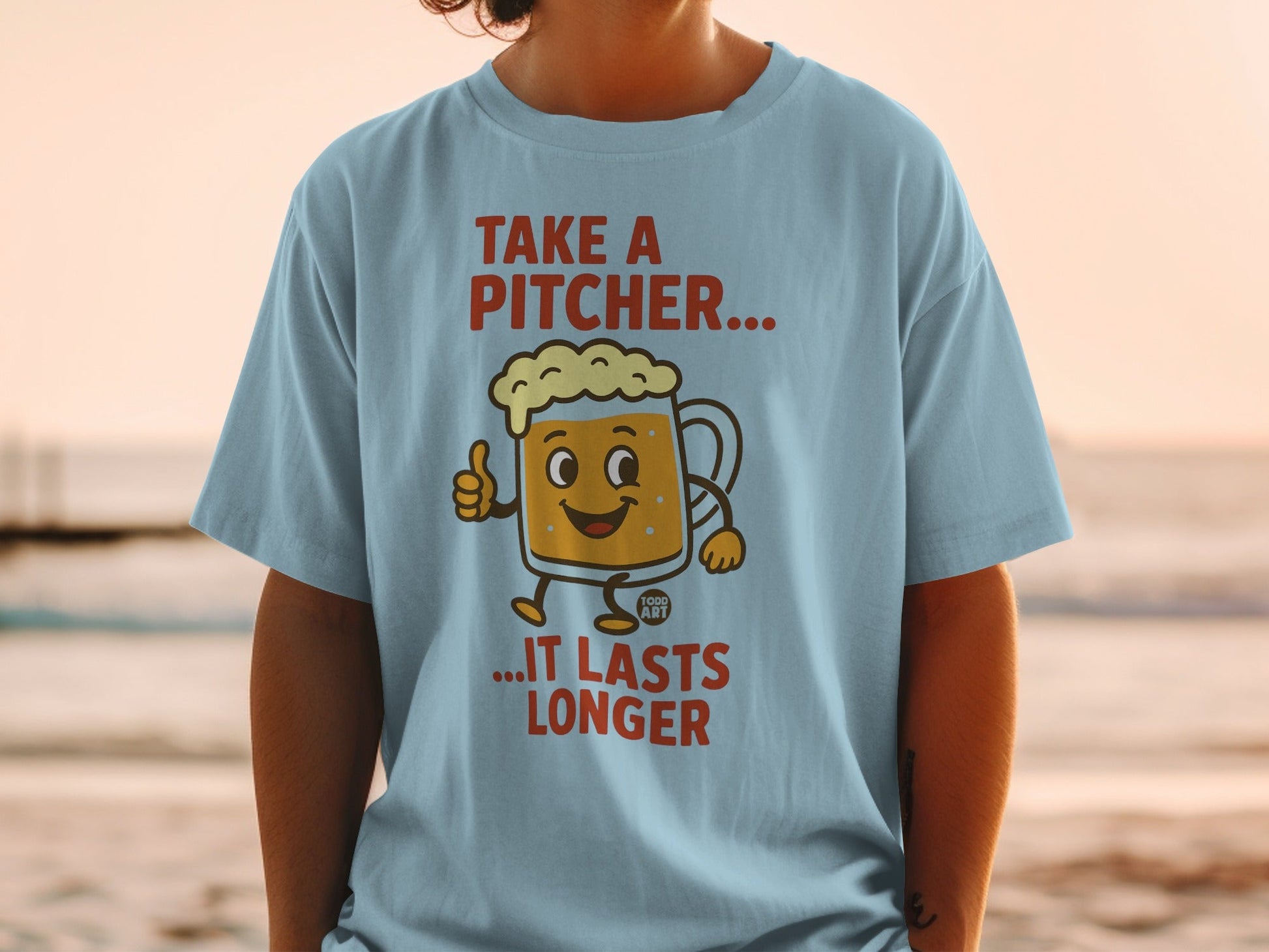 Take a Pitcher It Lasts Longer Graphic T-shirt