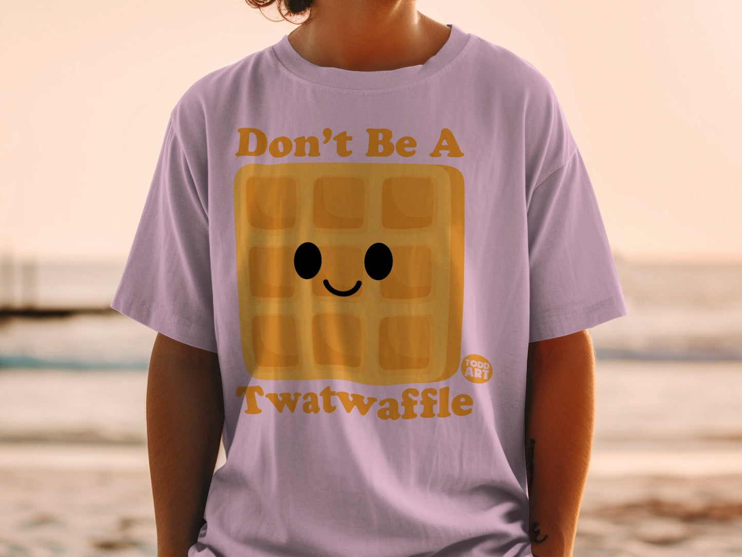 Don't Be A Twatwaffle Funny Graphic Tee Shirt