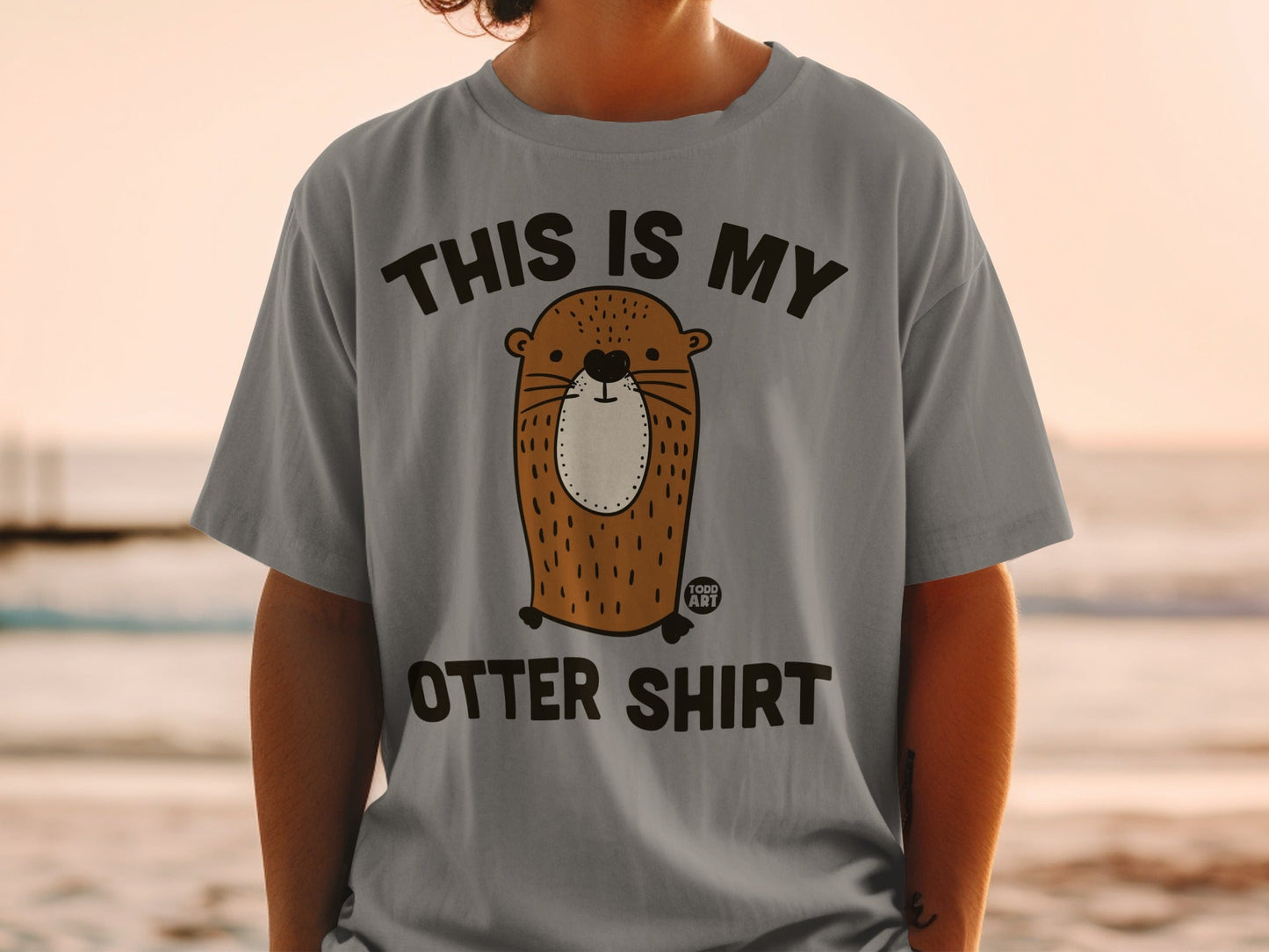 This is My Otter Shirt Funny Graphic Tee for Animal Lovers
