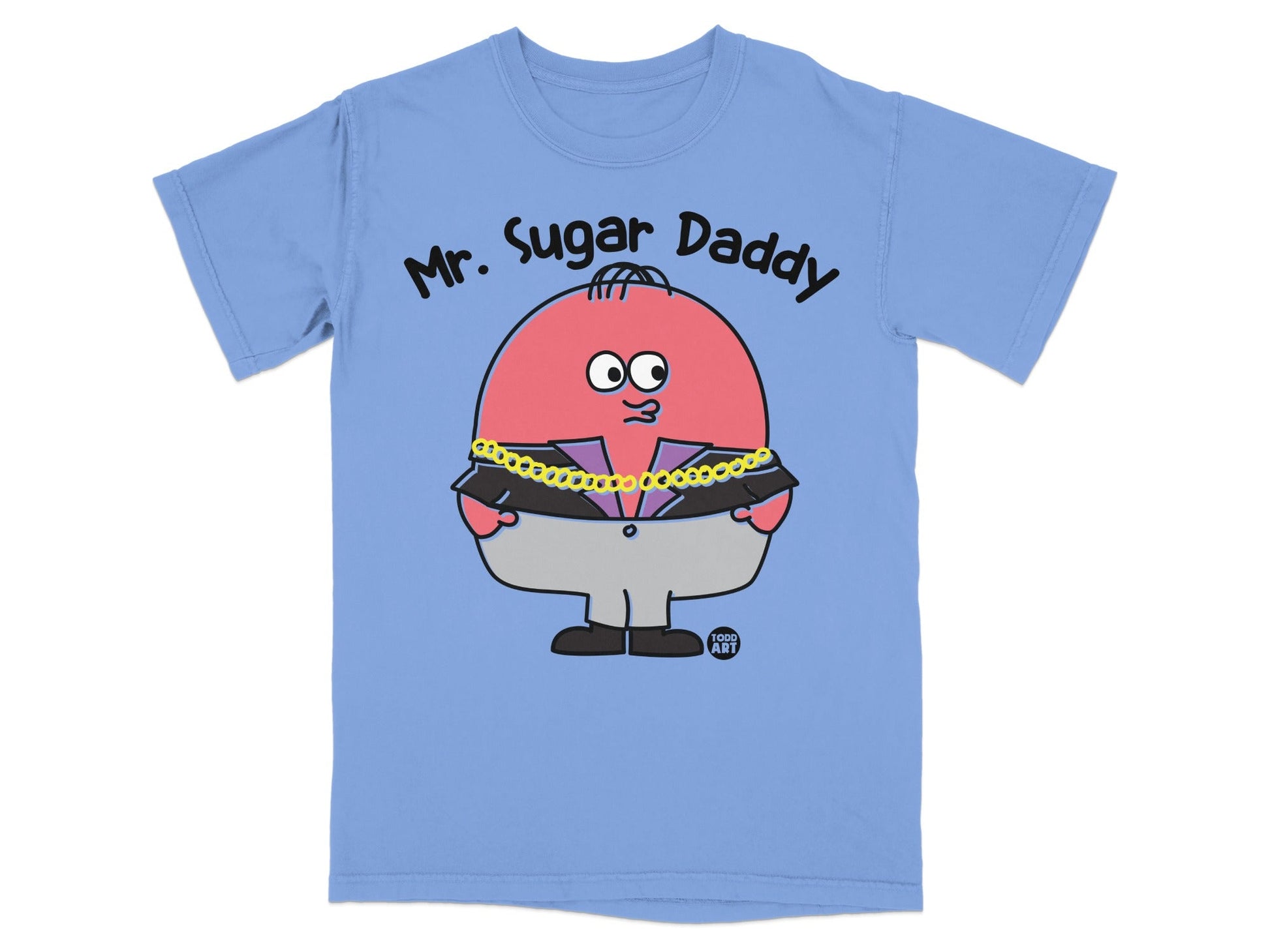 Mr. Sugar Daddy Todd Art Cartoon Character Tee