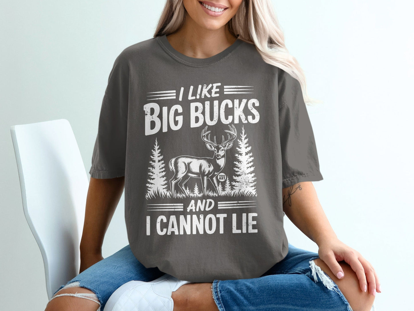 I Like Big Bucks And I Cannot Lie Graphic T-shirt