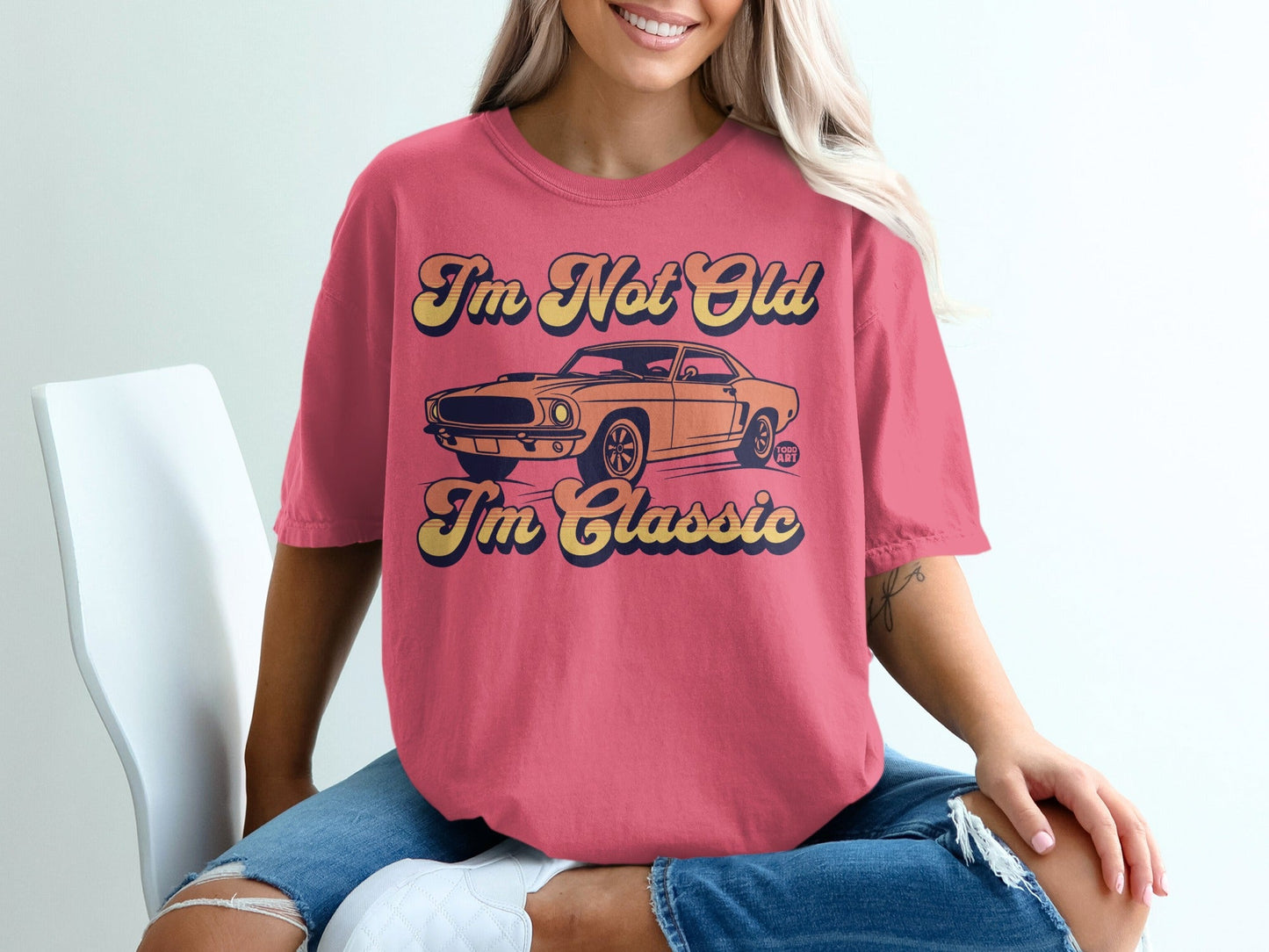 I'm Not Old I'm Classic Vintage Car Graphic Shirt