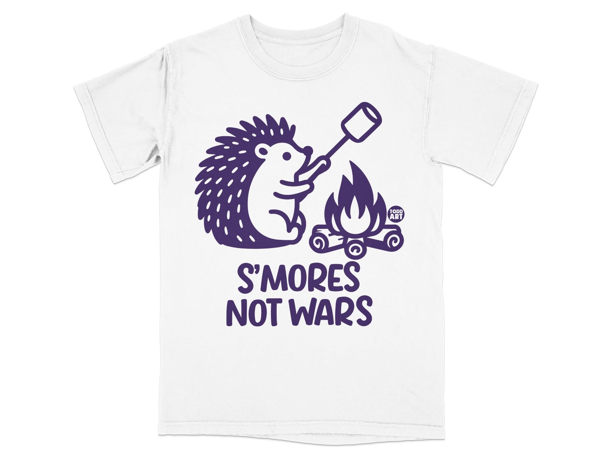 S'mores Not Wars Hedgehog Campfire T-Shirt