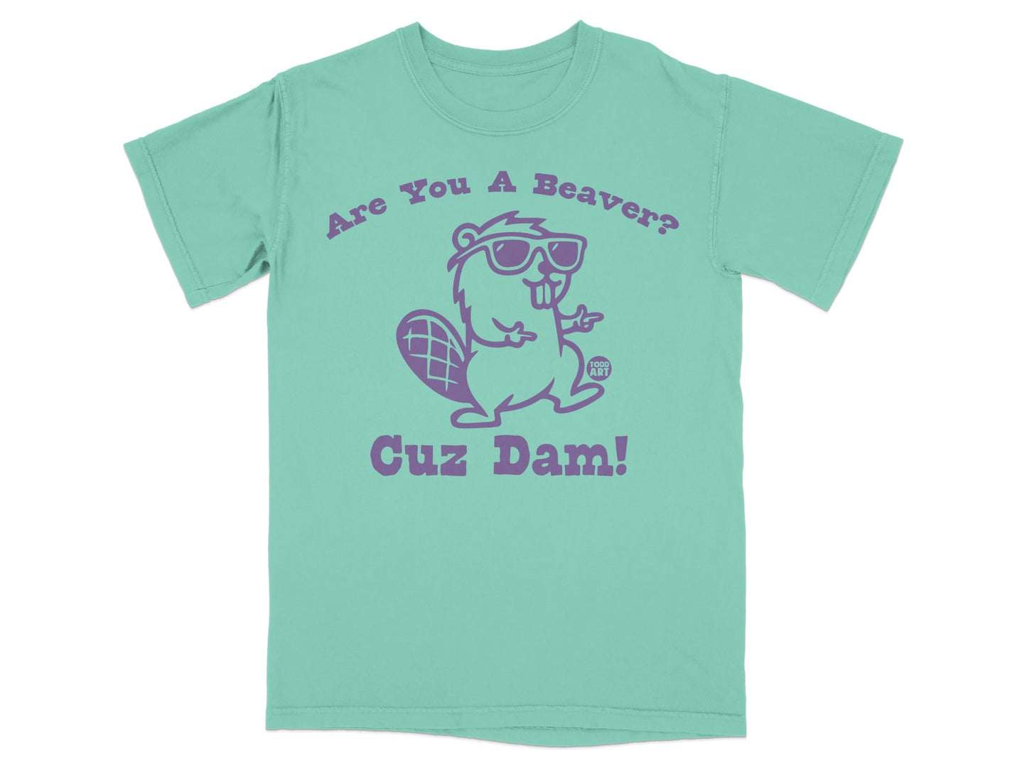 Are You A Beaver Cuz Dam Cool Graphic Tee