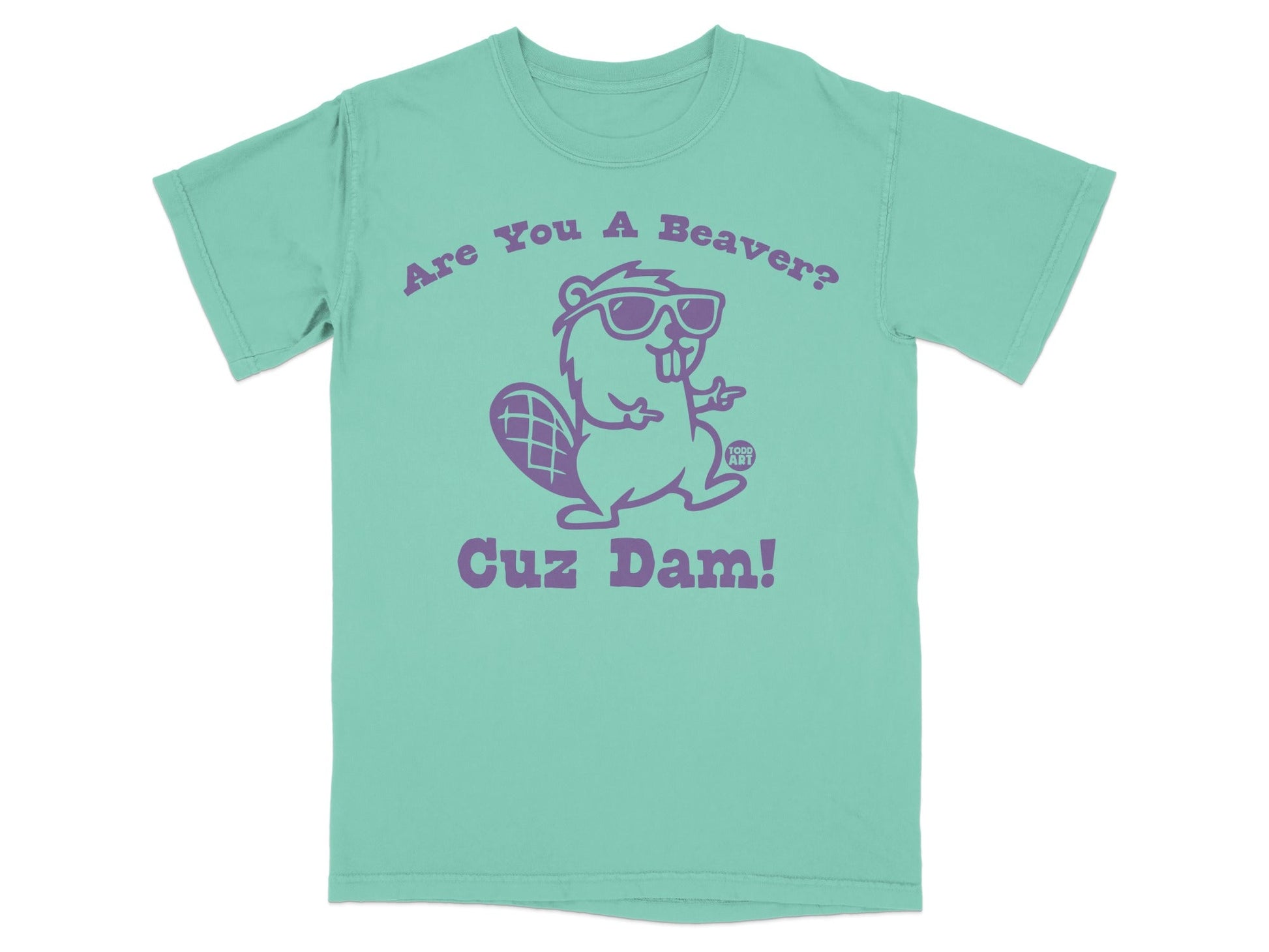 Are You A Beaver Cuz Dam Cool Graphic Tee