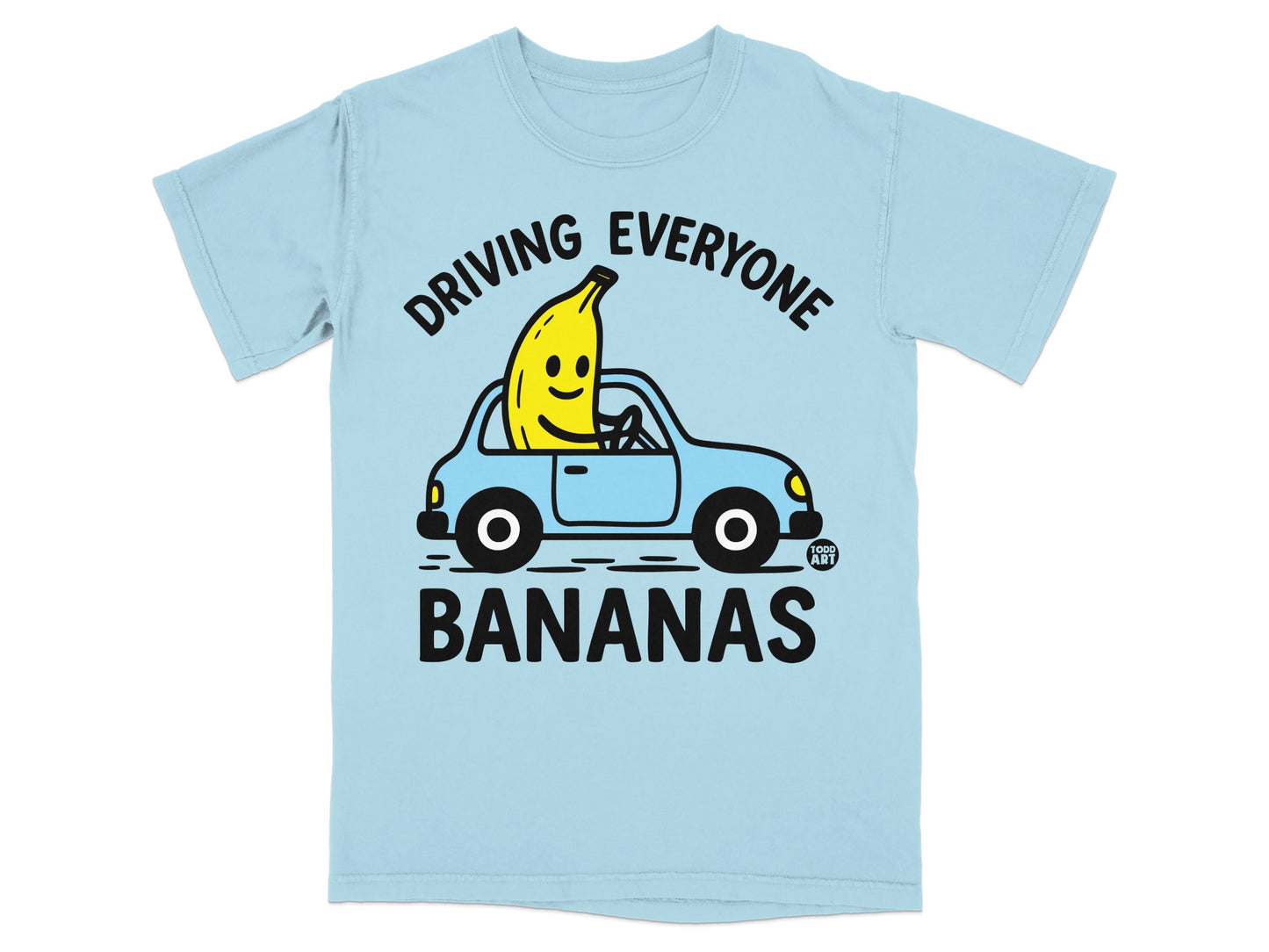 DRIVING EVERYONE BANANAS funny banana car graphic product type