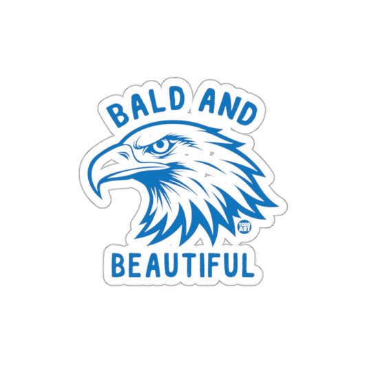 Bald and Beautiful Eagle Sticker Design Product