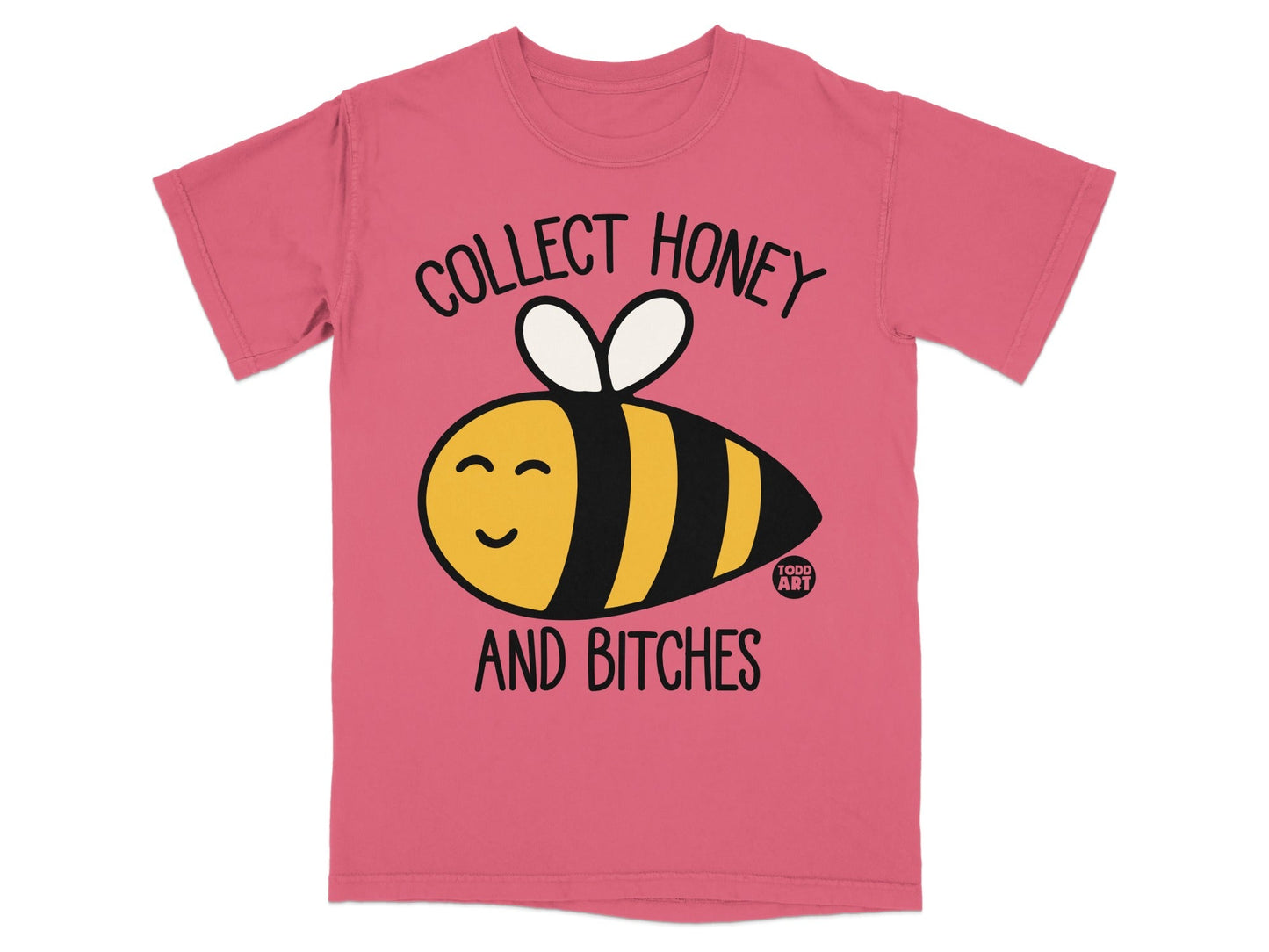 Collect Honey and Bitches Bee Graphic Shirt