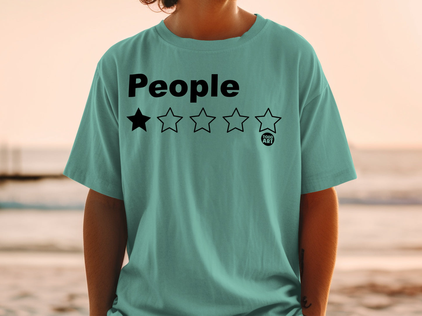People One Star Rating Todd Art Graphic product type