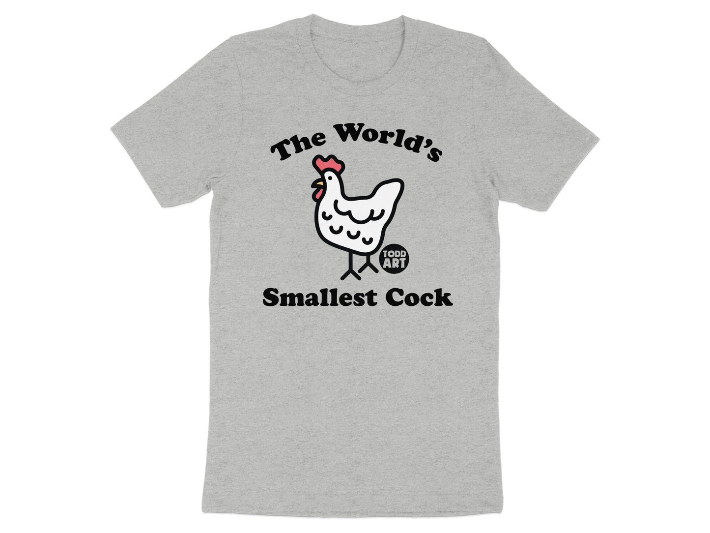 The World's Smallest Cock Funny Graphic T-shirt